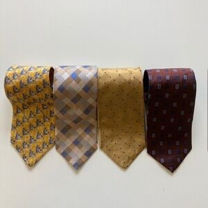 Silk ties Lot of 4